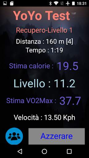 Yo-Yo Intermittent Test screenshot 4