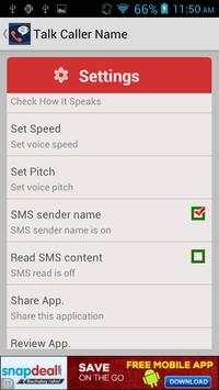 Spoken Caller Name Free screenshot 3