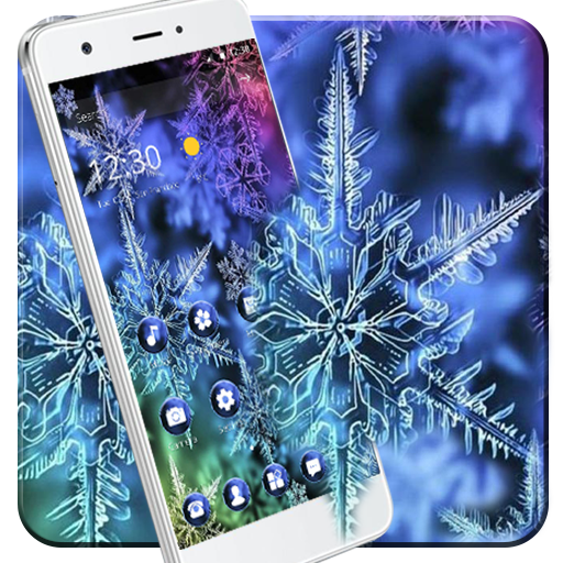 Color Transparent Ice Flower Theme icon