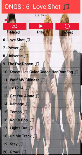 Exo Songs Offline screenshot 2