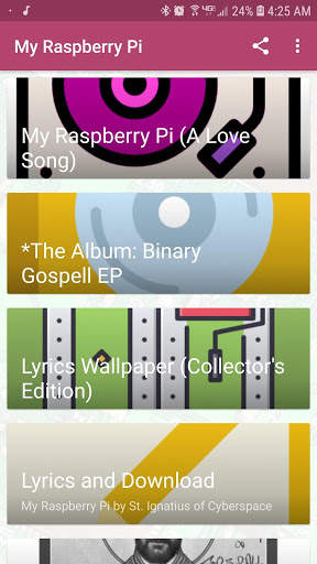 My Raspberry Pi Song: Collector's Edition w/Lyrics screenshot 1