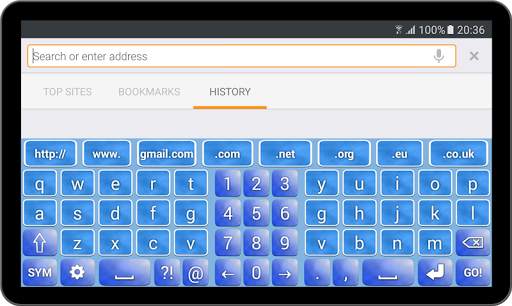 Blue Keyboard screenshot 5