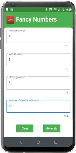 Fancy Numbers screenshot 1