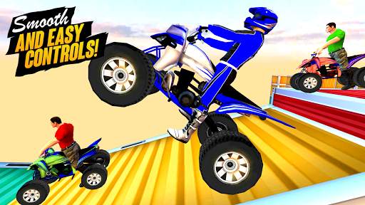 ATV Quad Bike Impossible Track Stunts Racing Games screenshot 1