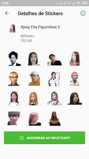 Figurinhas de Kpop, Coreanos(as) para WhatsApp screenshot 4