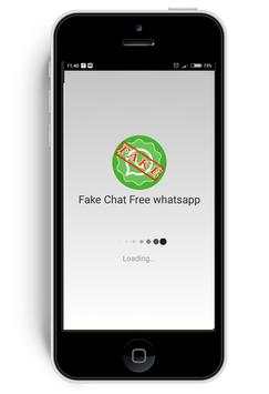 Fake Chat Free ( Whatsapp Version ) screenshot 1