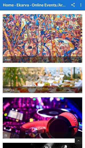 Ekarva - Online Events/ Artists Booking screenshot 8