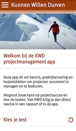 KWD projectmanagement app screenshot 2