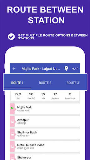Delhi Metro Route Map And Fare screenshot 4