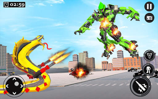 Snake Robot Transform Car Simulator स्क्रीनशॉट 5