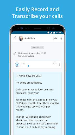 Communication, Analytics, Call Tracking – iovox screenshot 4