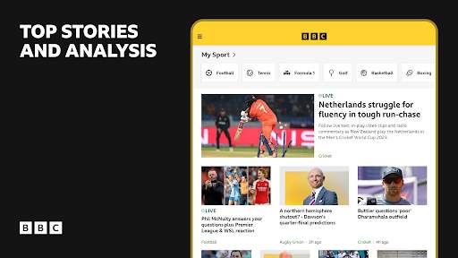 BBC Sport - News & Live Scores screenshot 16