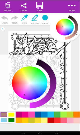 Colorful: Unicorn Coloring screenshot 2