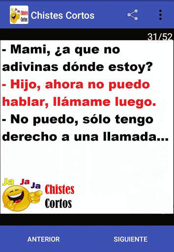 Chistes Cortos, Graciosos y Divertidos screenshot 1