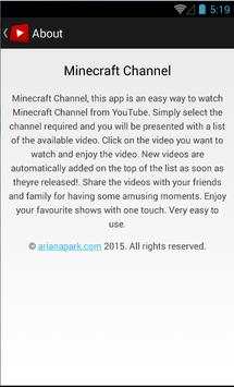 Minecraft Channel screenshot 3