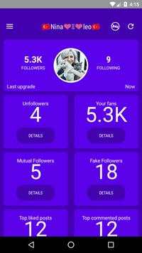 InStats, Analyzer app for Instagram screenshot 2