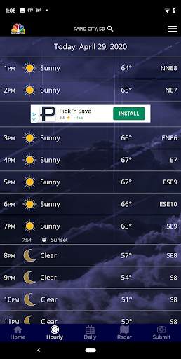 NC1 Weather 3 تصوير الشاشة