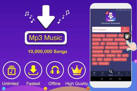 Free Music Downloader & Mp3 Music Download screenshot 1