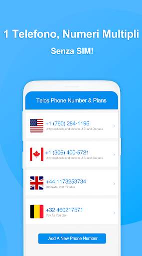Secondo numero di telefono screenshot 3