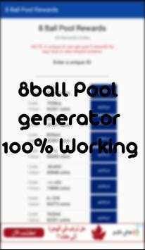 8 ball 🎱Pool coin and cash rewards 2018 screenshot 1