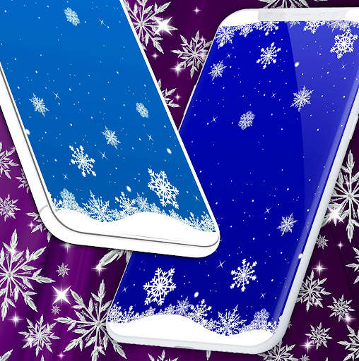 Ice Snowflakes Wallpapers ❄️Snow Live Wallpaper screenshot 5