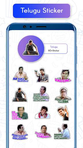 Telugu Sticker For Whatsapp - Telugu WAStickerApps screenshot 7