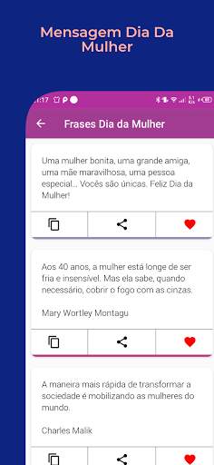 Mensagem Dia Da Mulher screenshot 3