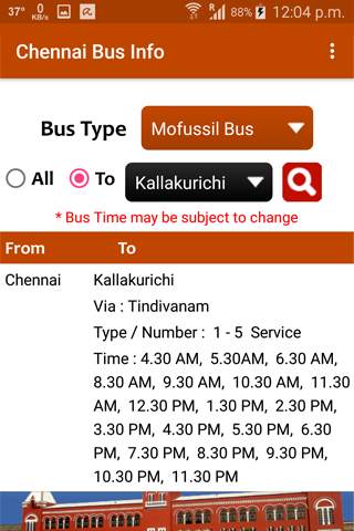 Chennai Bus Info screenshot 6
