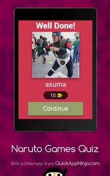 Naruto Games Quiz screenshot 13
