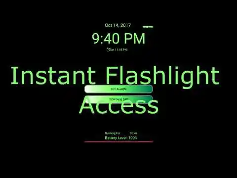 Free Night Clock ( Night Dim Clock ) скриншот 1