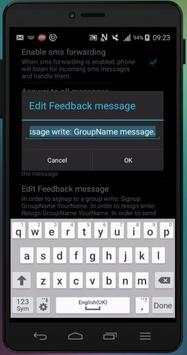 Group sms forwarder screenshot 4