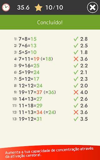 Cálculo mental (Matemática) screenshot 13