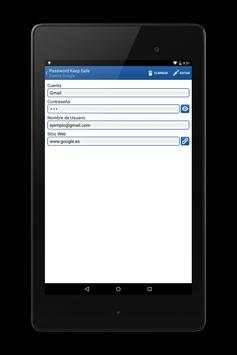 Password Keep Safe screenshot 20