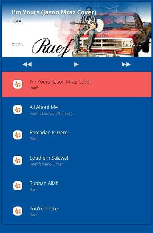Raef you are the one song screenshot 3