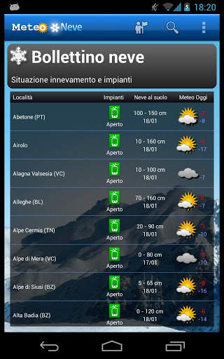 WeatherSnow screenshot 1