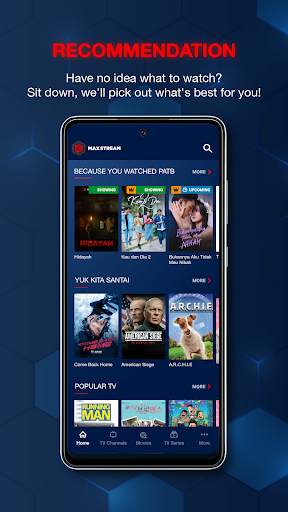 MAXstream - Movies, TV, Sports 2 تصوير الشاشة