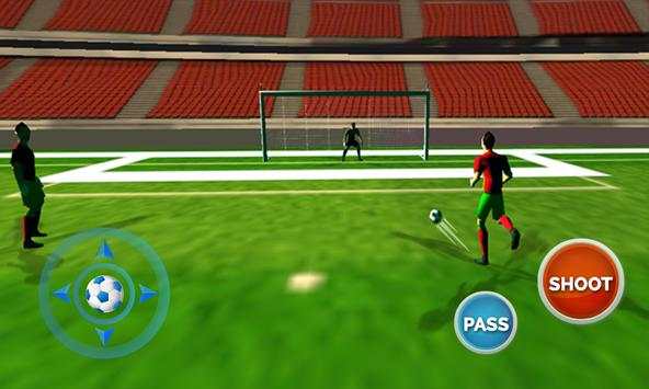 Bermain Nyata Sepak bola Sepak screenshot 9