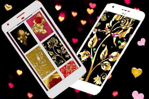 Gold Rose Live Wallpaper screenshot 6
