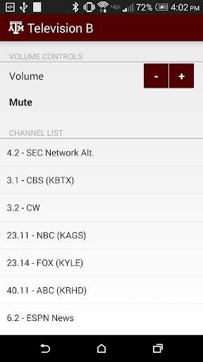 Kyle Field Stadium TV Control screenshot 3