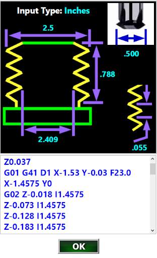 CNC Thread Milling Cutting Programming Machine screenshot 7