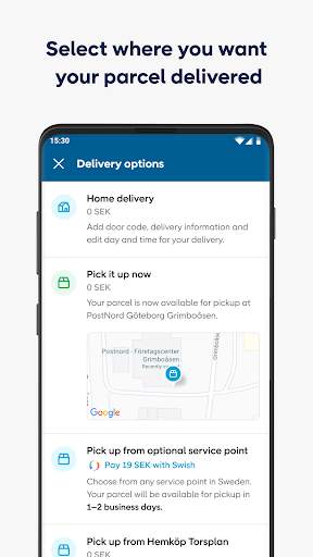 PostNord: Track & Send Parcels screenshot 2