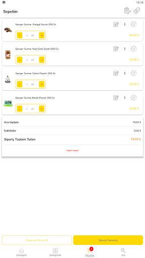 Sarıyer Sanal Market Mobile screenshot 10