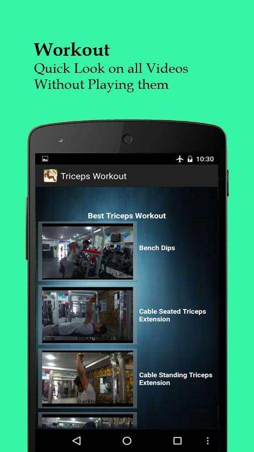 Men's Triceps Workout screenshot 6