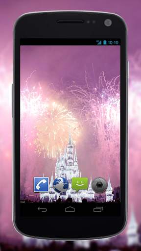Magic Castle Fireworks Live Wallpapers screenshot 3