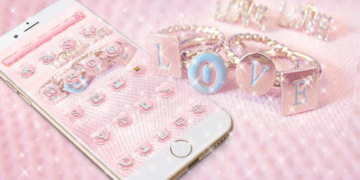 Diamond Rose Gold Pink Theme screenshot 1