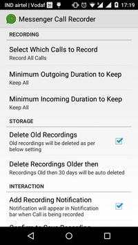 Messenger Call Recorder screenshot 3
