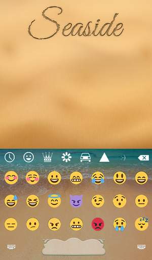 Seaside Animated Keyboard   Live Wallpaper screenshot 4