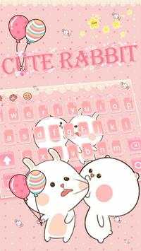 Cute Rabbit Keyboard screenshot 1