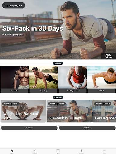 Home Workouts For Men - Muscle Building Workouts screenshot 6
