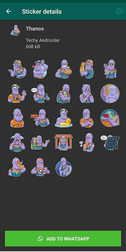 Avengers (Superhero) Stickers For WhatsApp screenshot 4